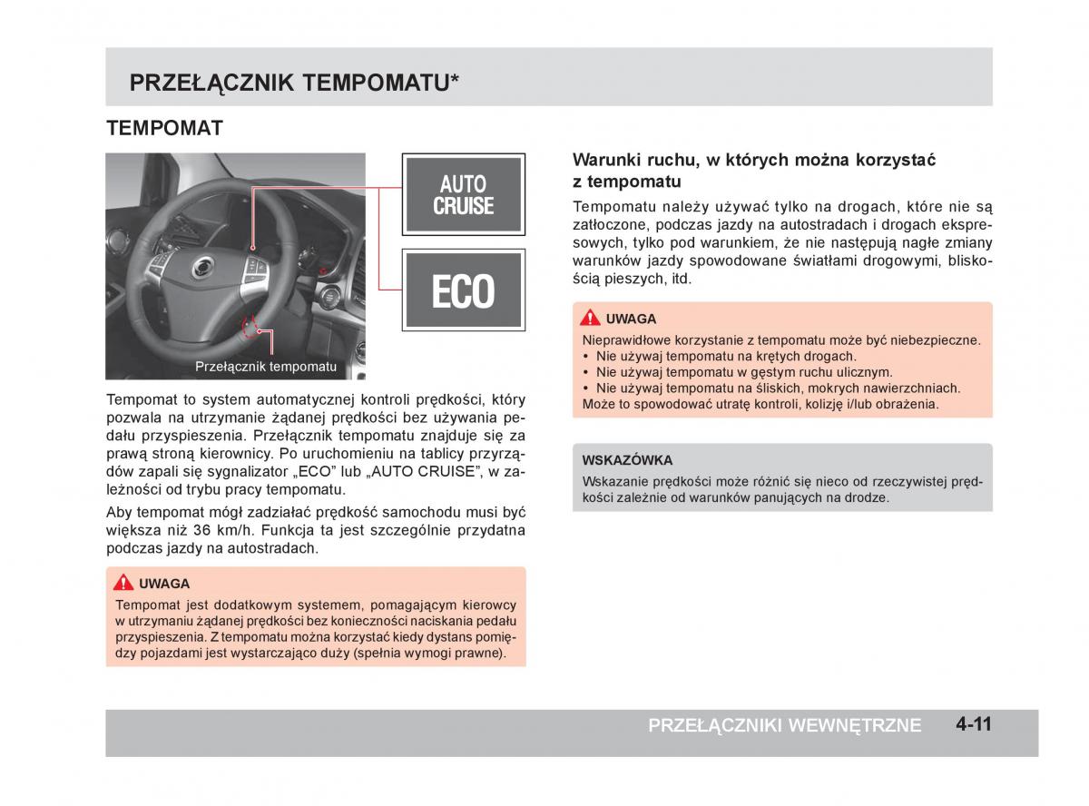 SsangYong Korando III 3 instrukcja obslugi / page 102