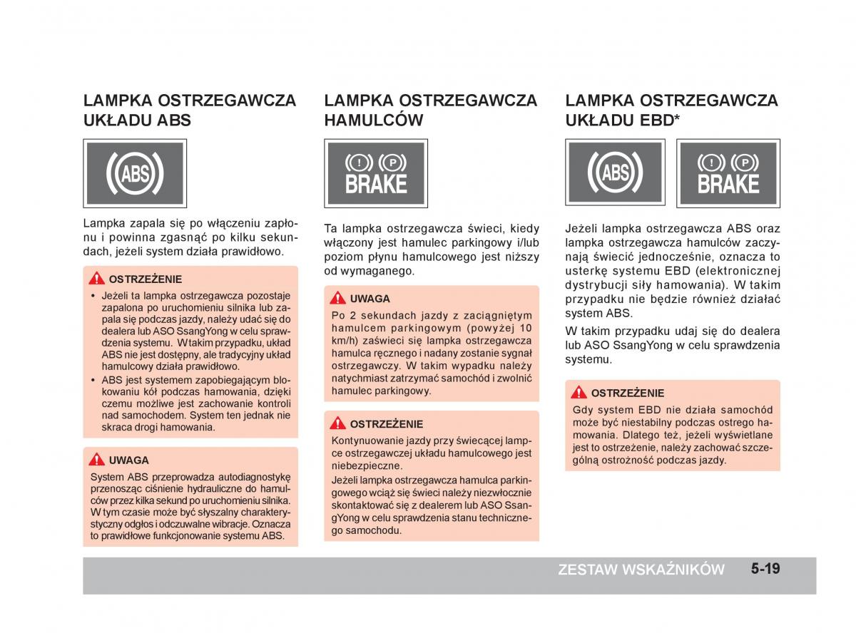 SsangYong Korando III 3 instrukcja obslugi / page 142