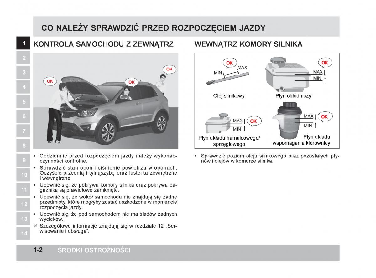 SsangYong Korando III 3 instrukcja obslugi / page 19