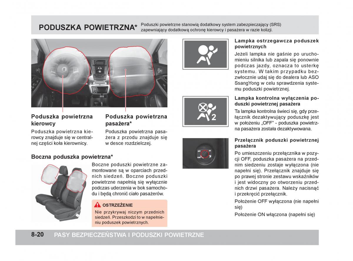 SsangYong Korando III 3 instrukcja obslugi / page 217