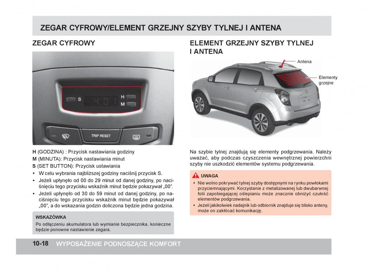 SsangYong Korando III 3 instrukcja obslugi / page 261