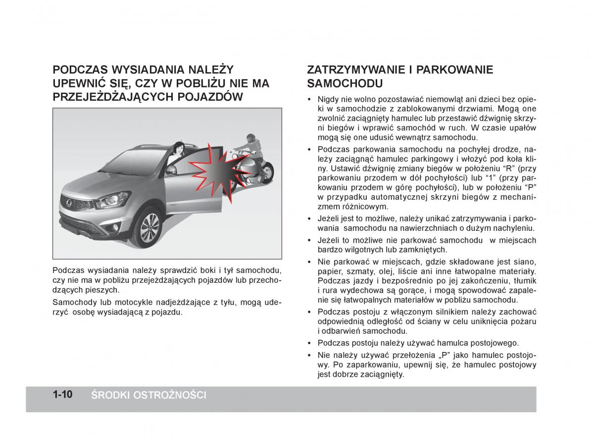 SsangYong Korando III 3 instrukcja obslugi / page 27