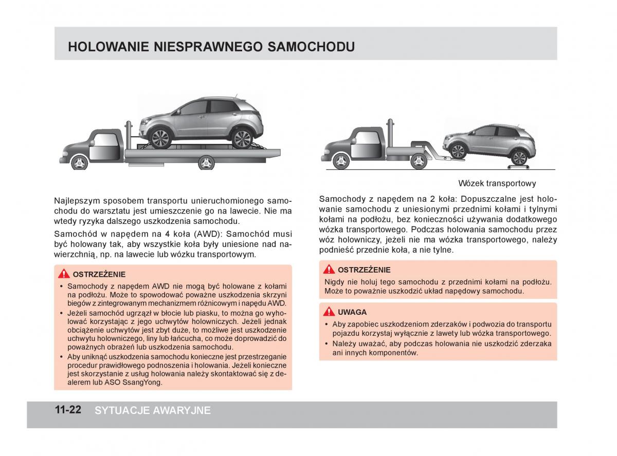 SsangYong Korando III 3 instrukcja obslugi / page 291