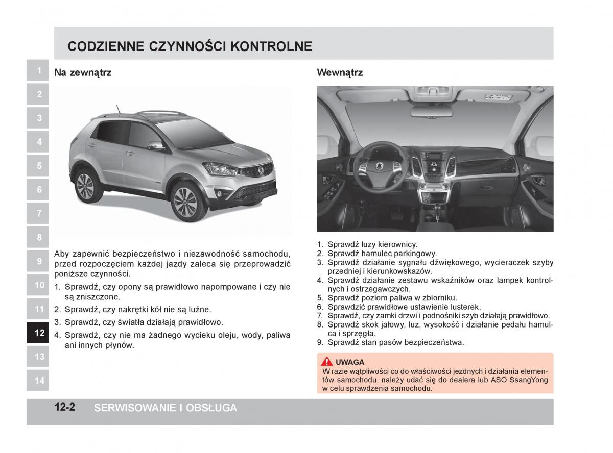 SsangYong Korando III 3 instrukcja obslugi / page 303