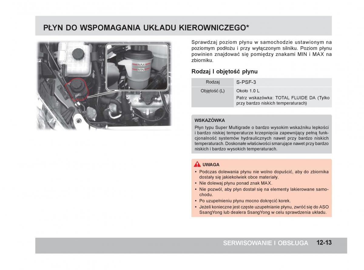 SsangYong Korando III 3 instrukcja obslugi / page 314