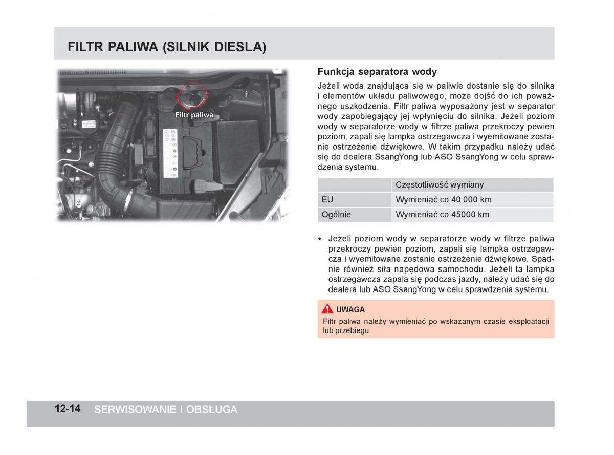 SsangYong Korando III 3 instrukcja obslugi / page 315