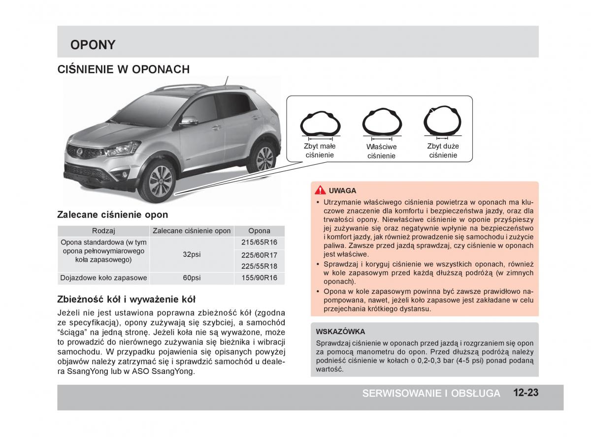 SsangYong Korando III 3 instrukcja obslugi / page 324