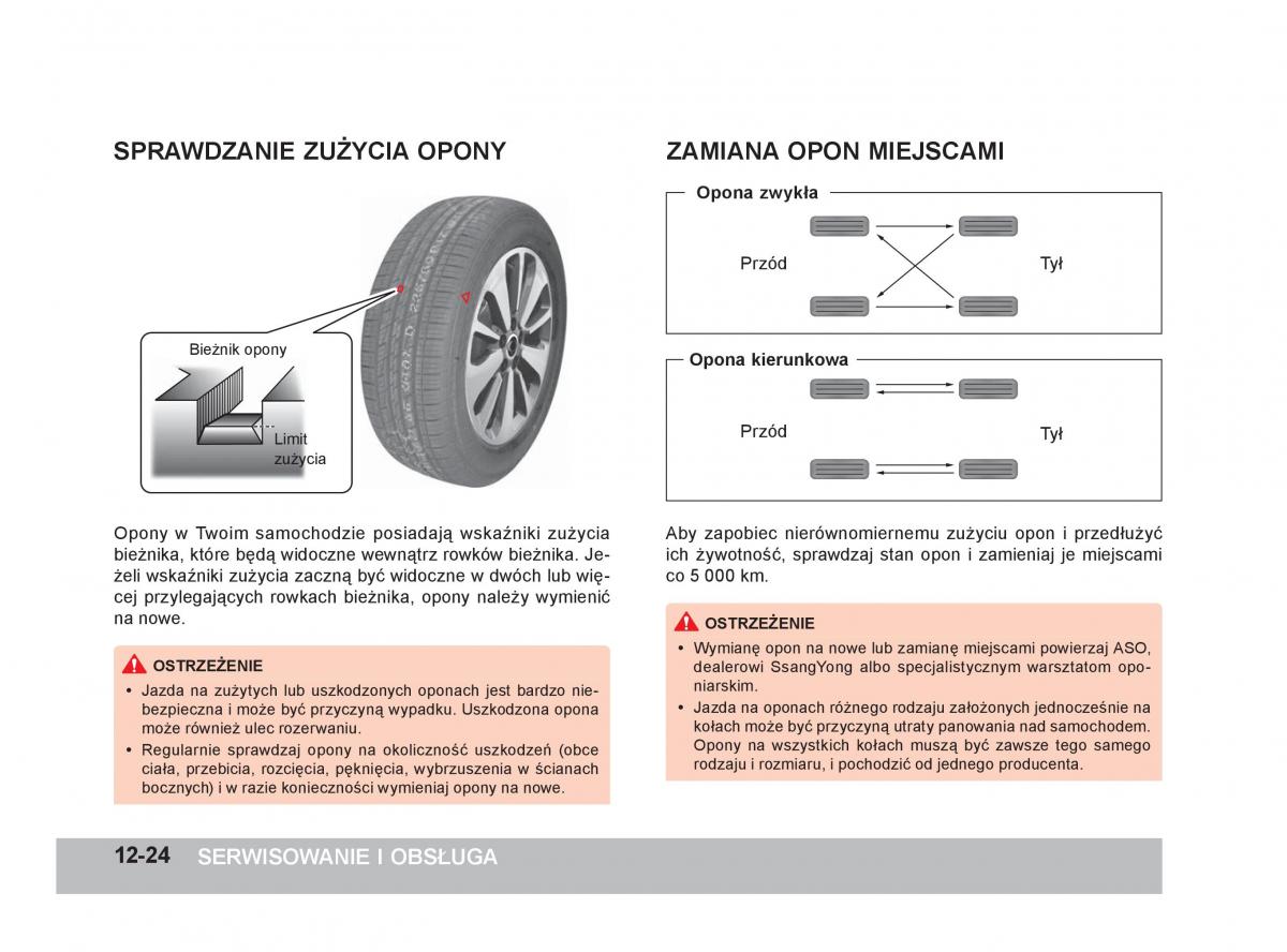 SsangYong Korando III 3 instrukcja obslugi / page 325