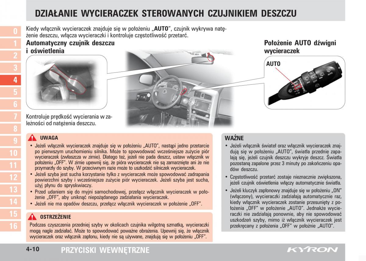 SsangYong Kyron instrukcja obslugi / page 59