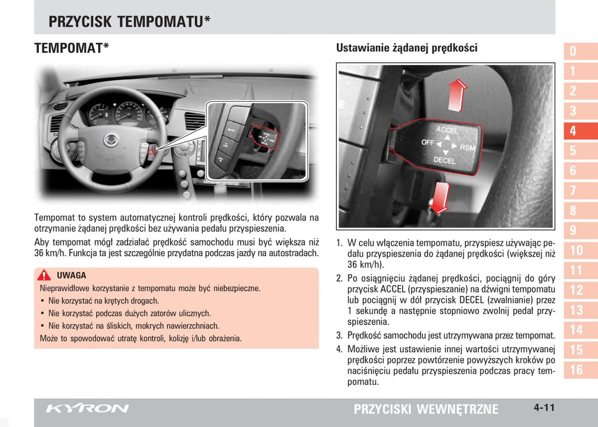 SsangYong Kyron instrukcja obslugi / page 60