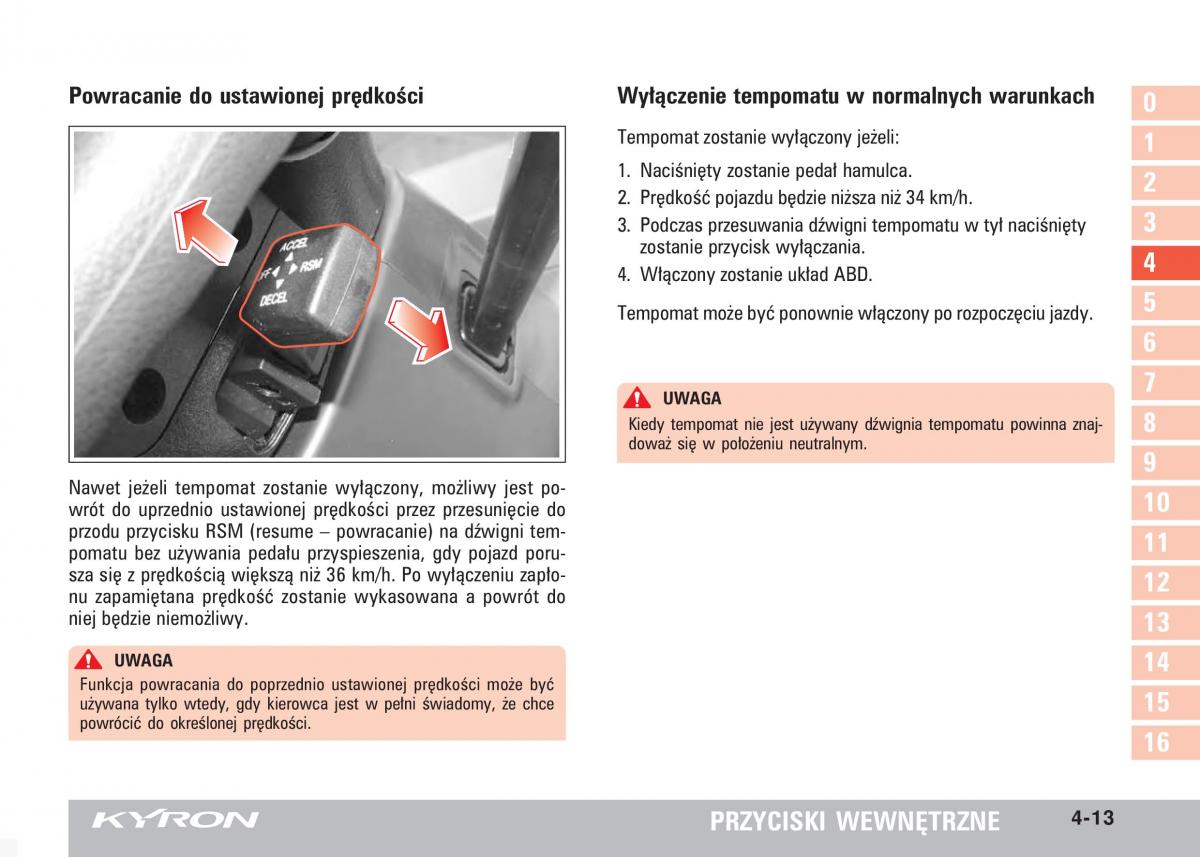 SsangYong Kyron instrukcja obslugi / page 62