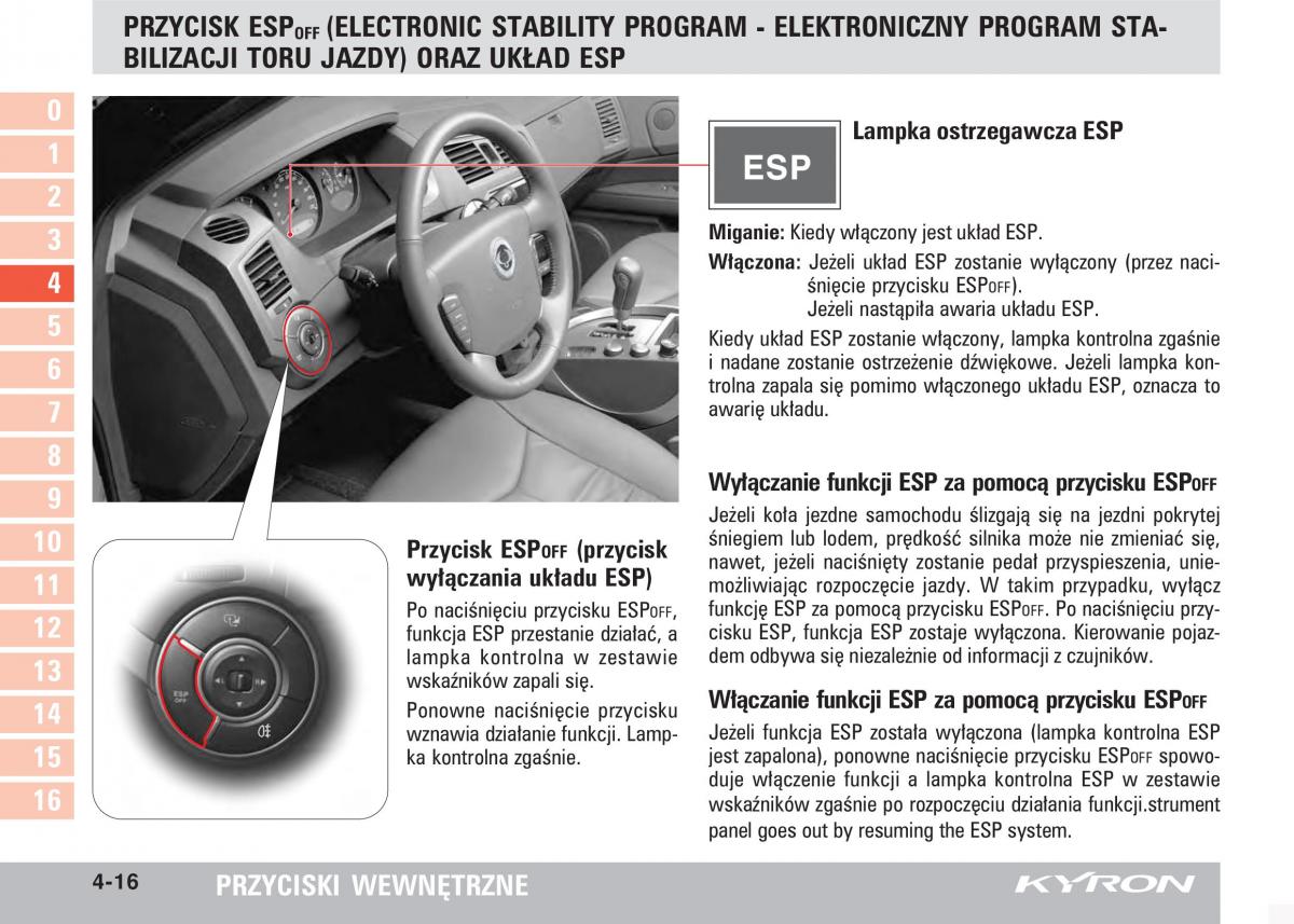 SsangYong Kyron instrukcja obslugi / page 65