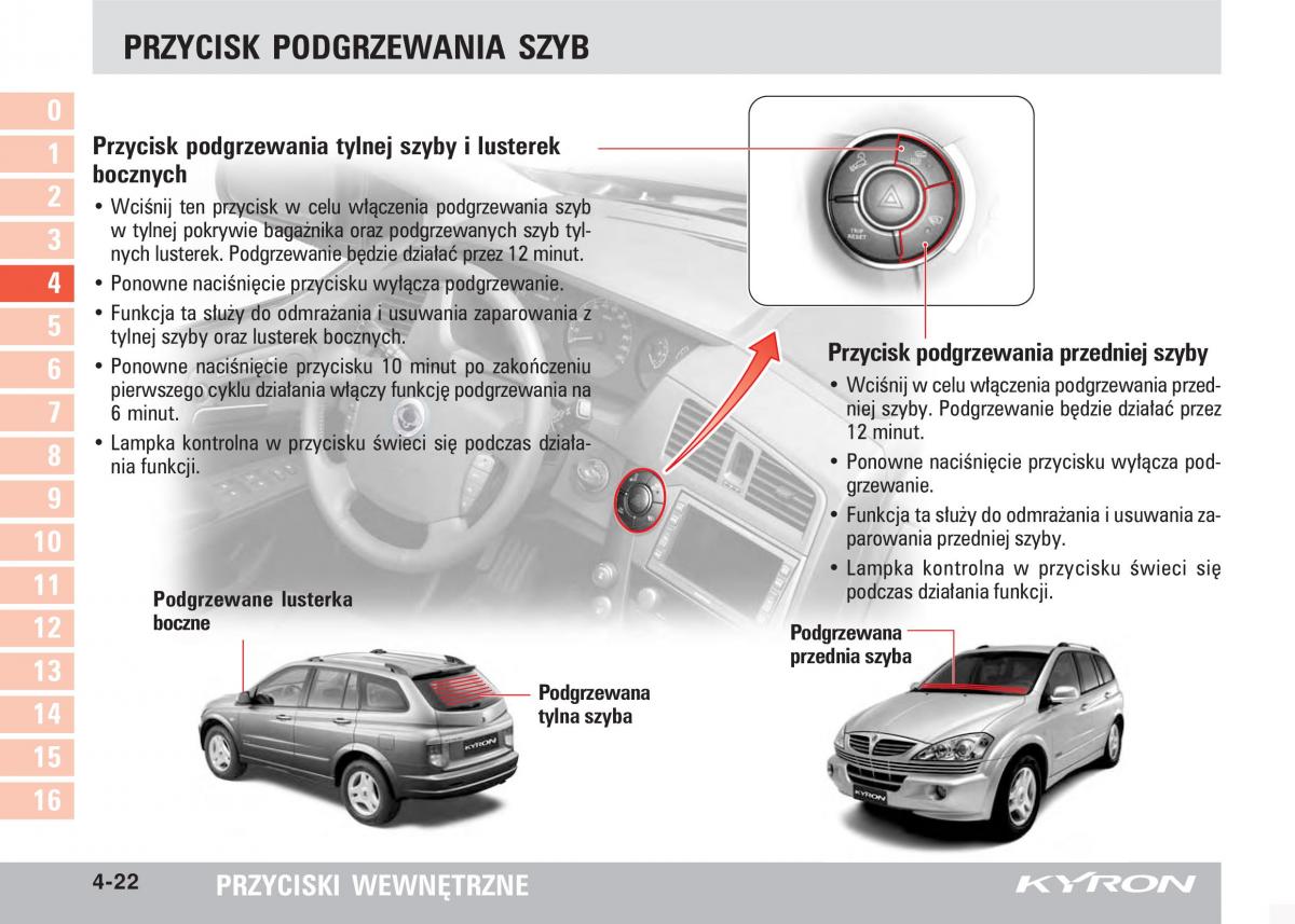 SsangYong Kyron instrukcja obslugi / page 71