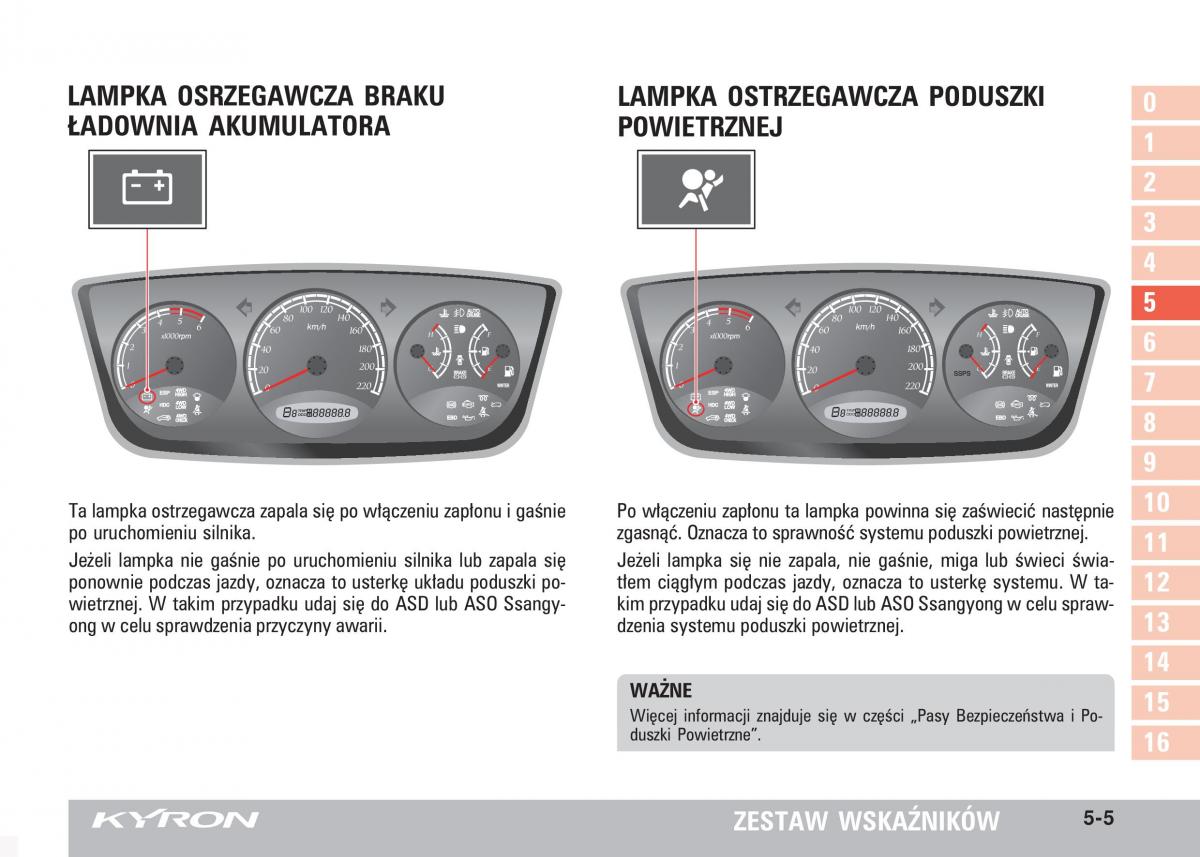 SsangYong Kyron instrukcja obslugi / page 82