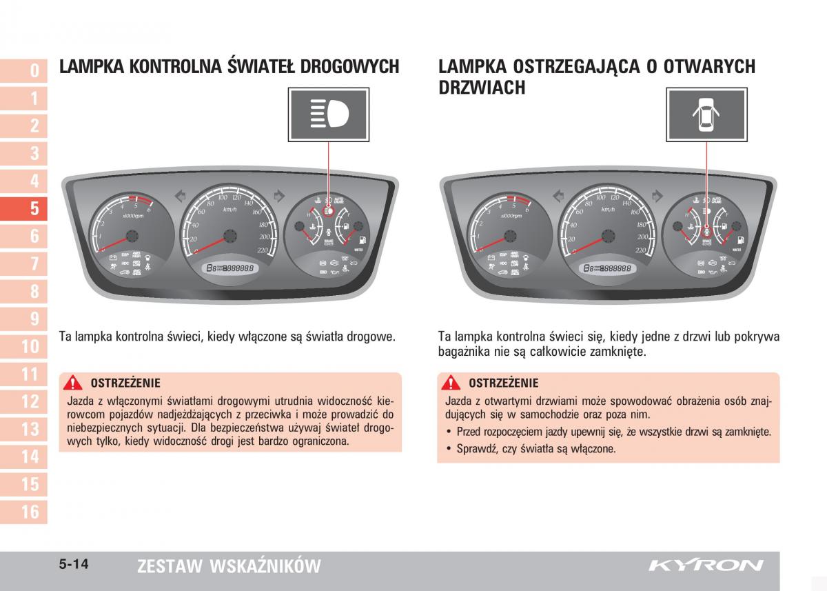 SsangYong Kyron instrukcja obslugi / page 91