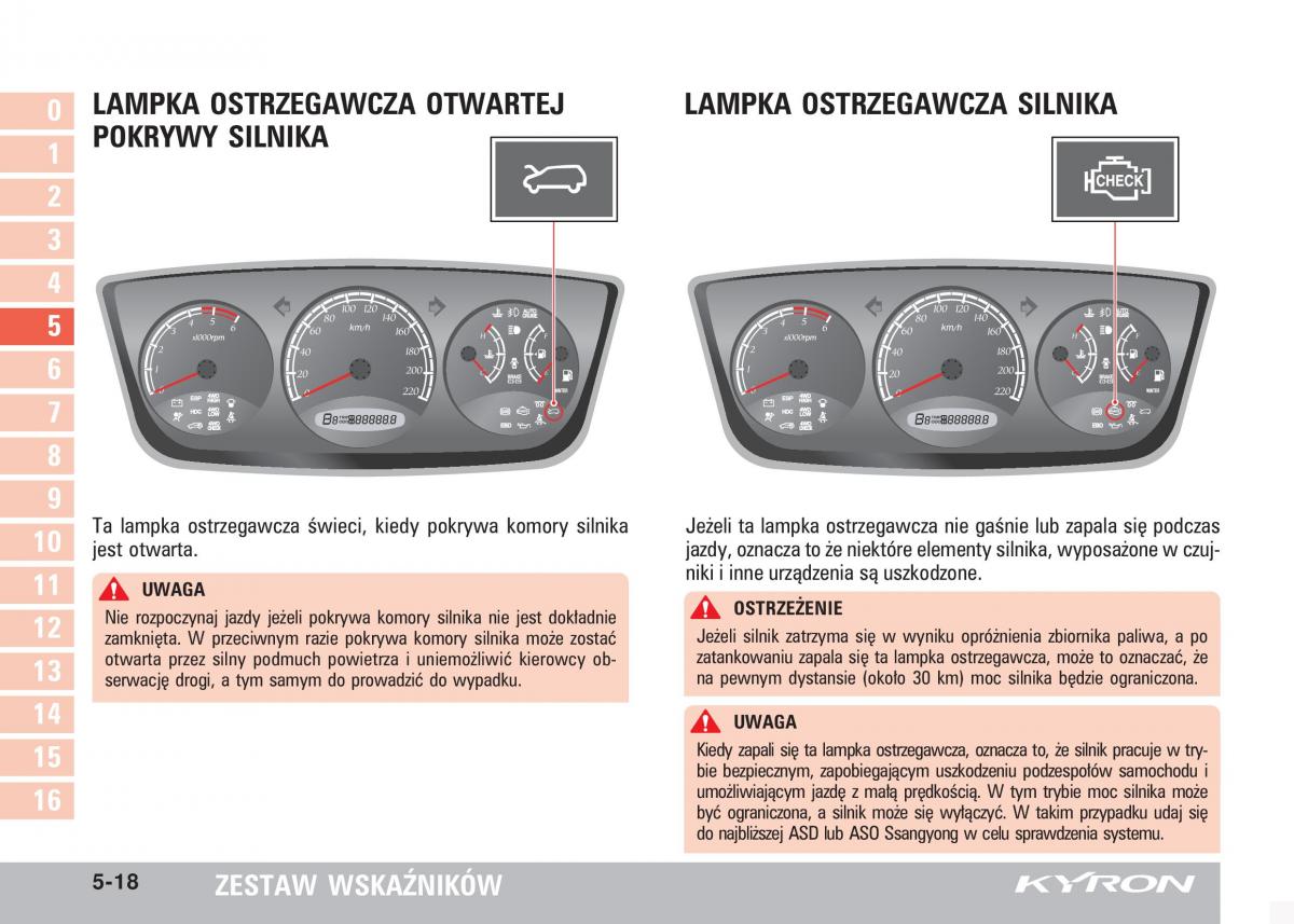 SsangYong Kyron instrukcja obslugi / page 95