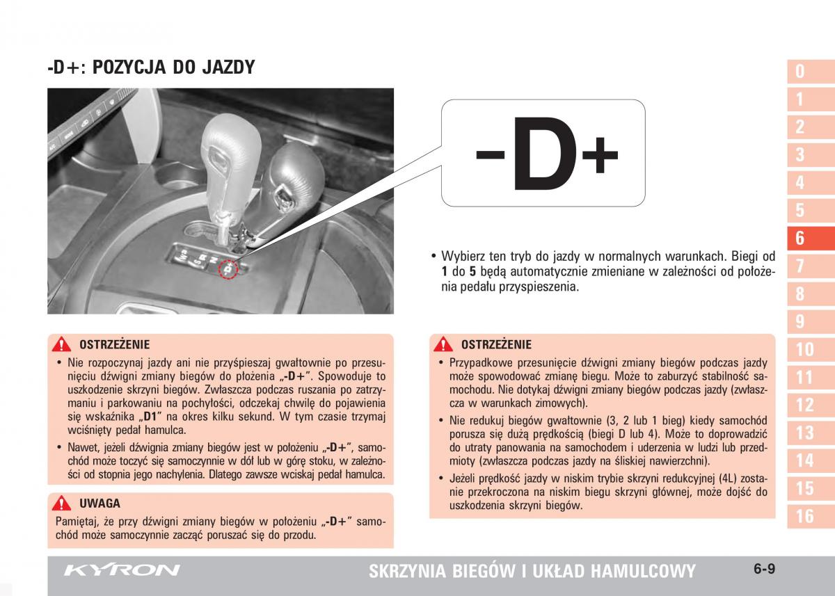 SsangYong Kyron instrukcja obslugi / page 106