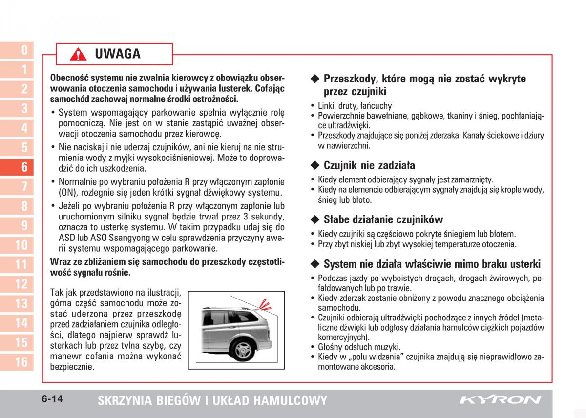 SsangYong Kyron instrukcja obslugi / page 111