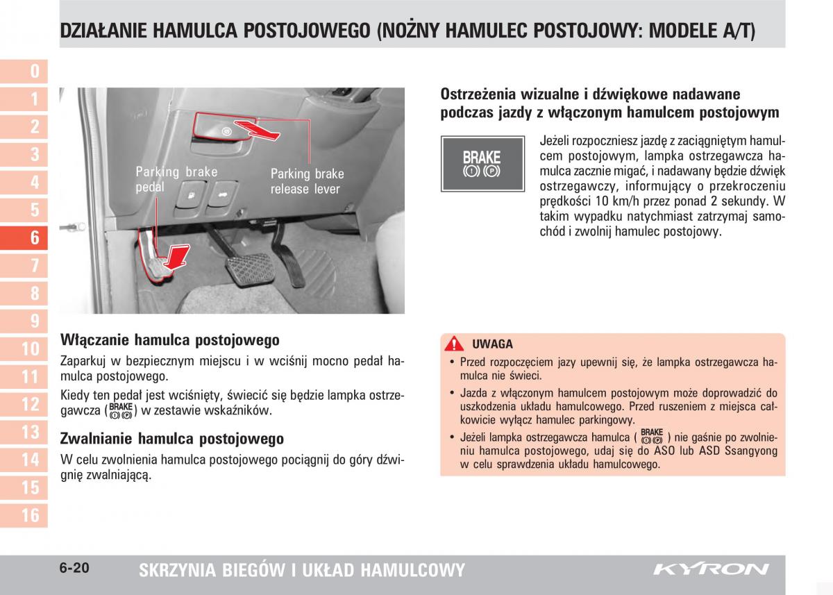 SsangYong Kyron instrukcja obslugi / page 117