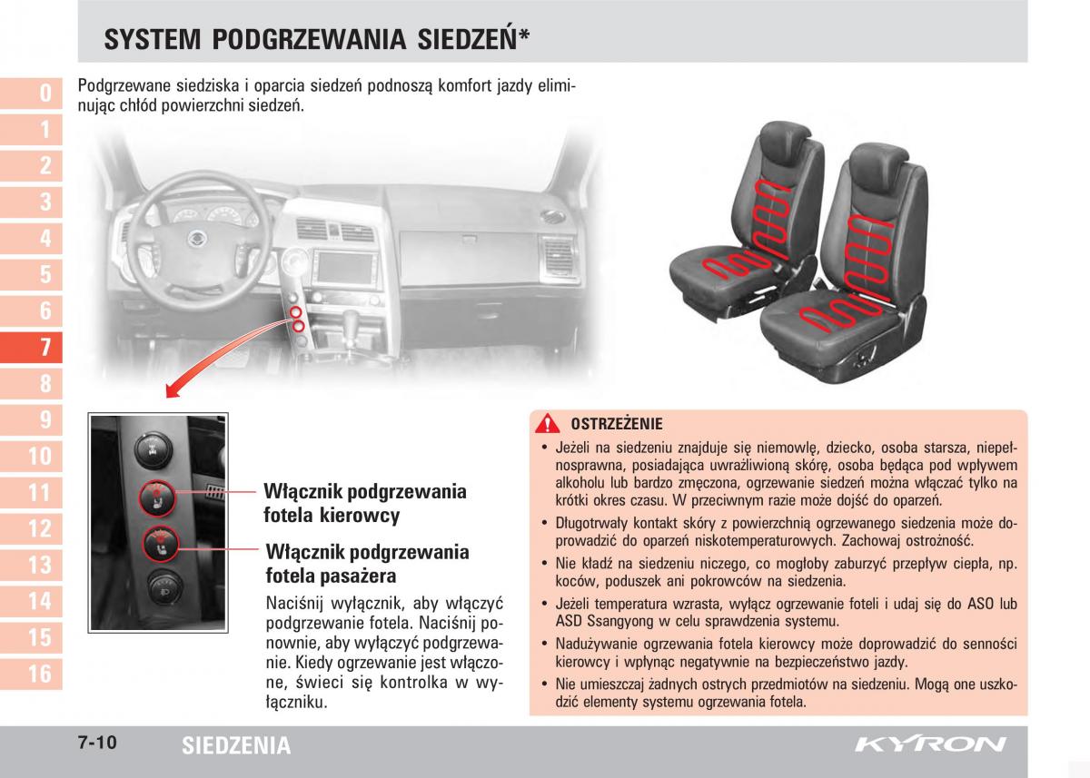 SsangYong Kyron instrukcja obslugi / page 129