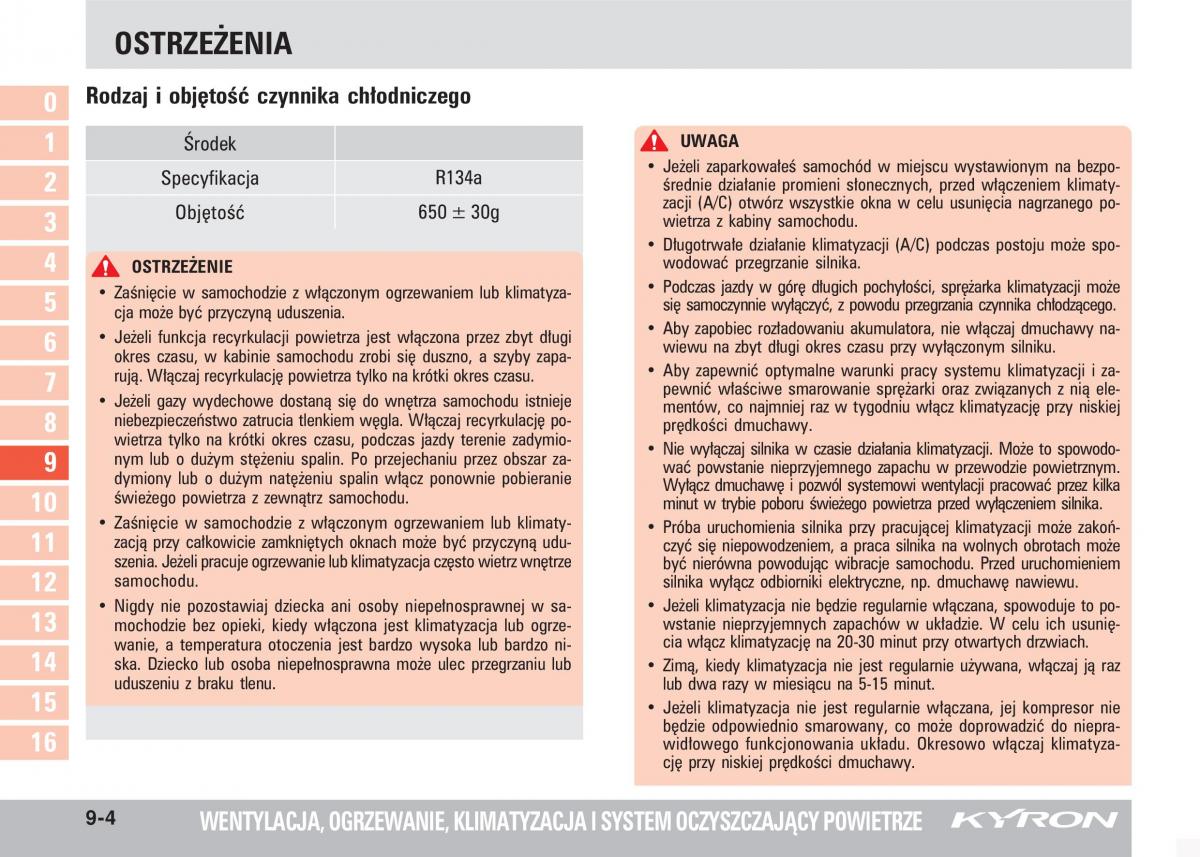 SsangYong Kyron instrukcja obslugi / page 153