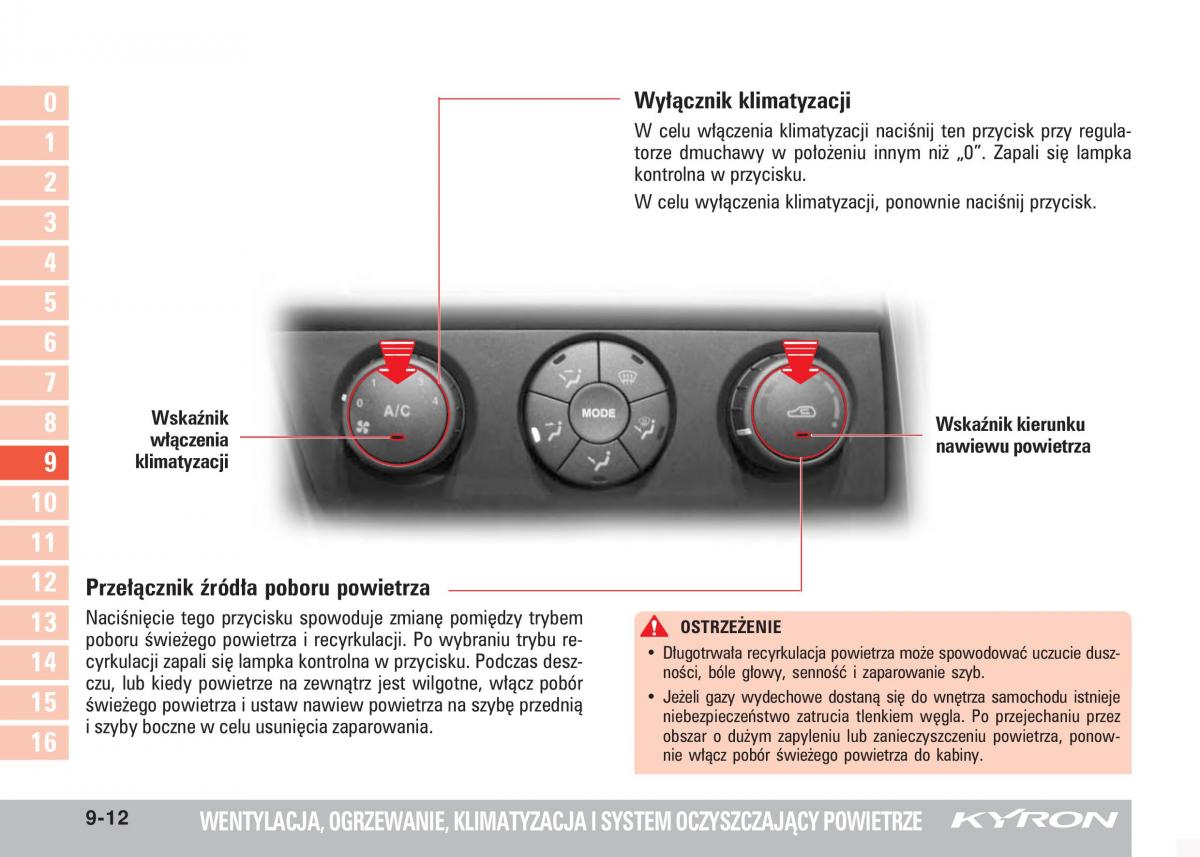 SsangYong Kyron instrukcja obslugi / page 161