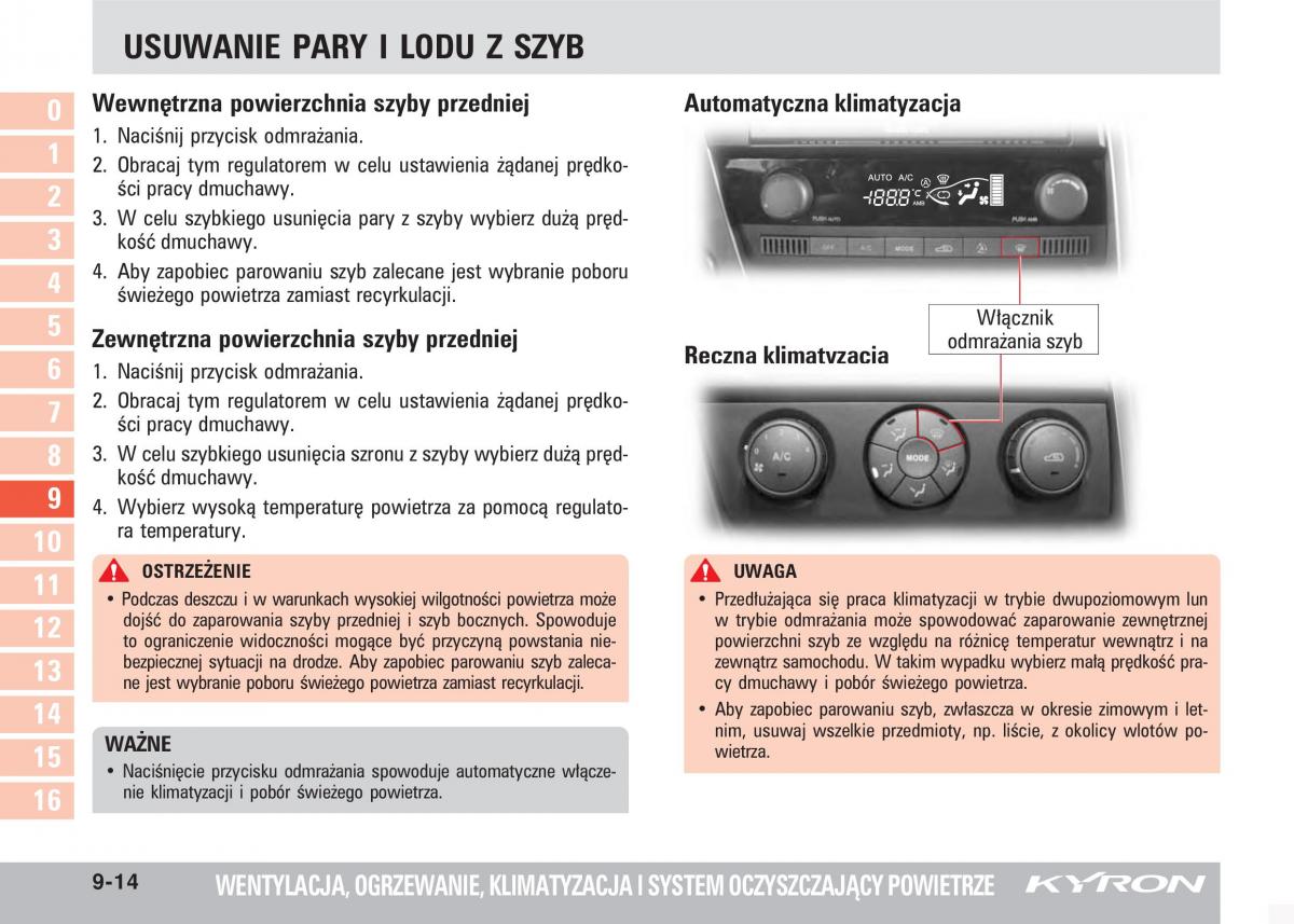 SsangYong Kyron instrukcja obslugi / page 163