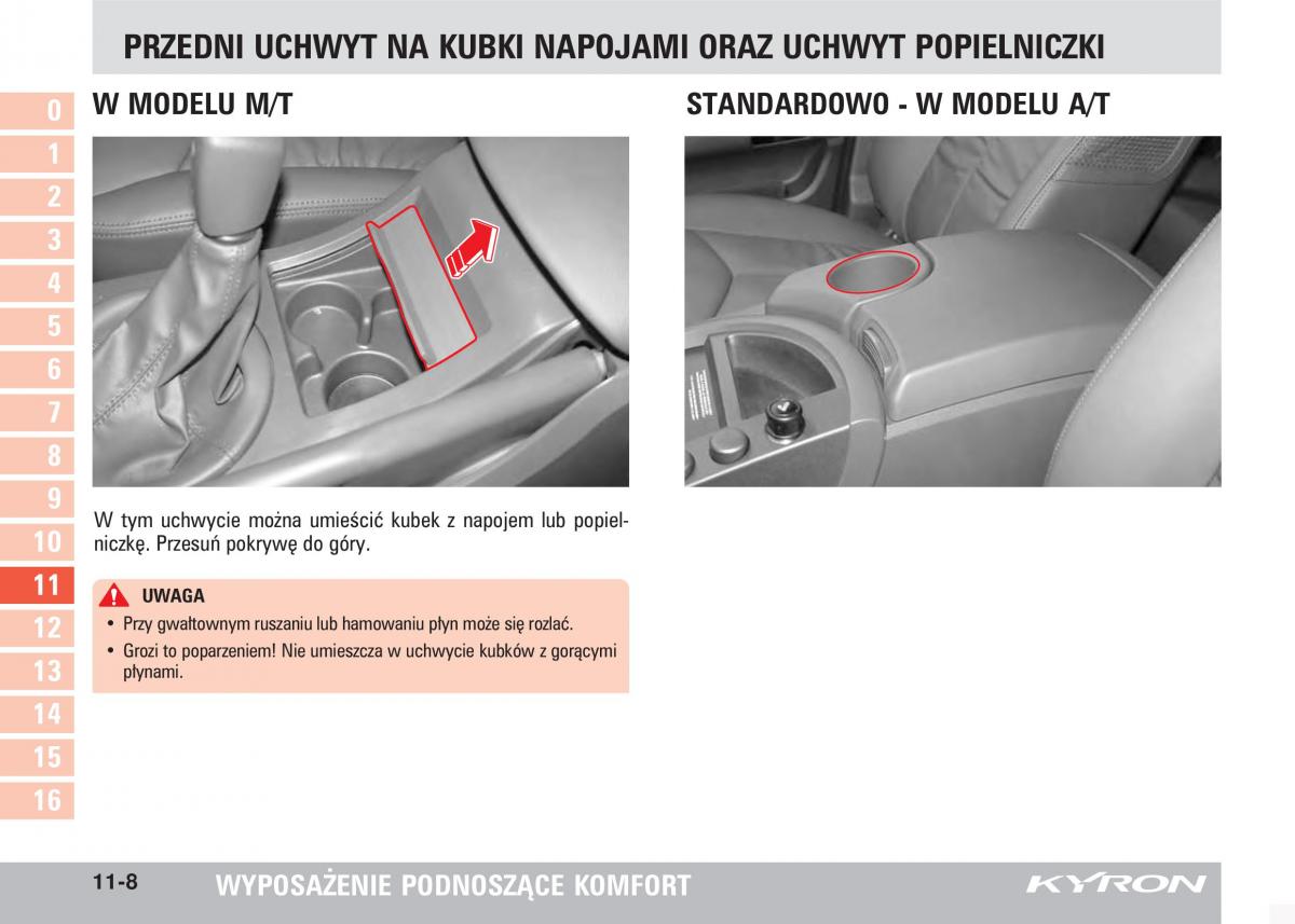 SsangYong Kyron instrukcja obslugi / page 179