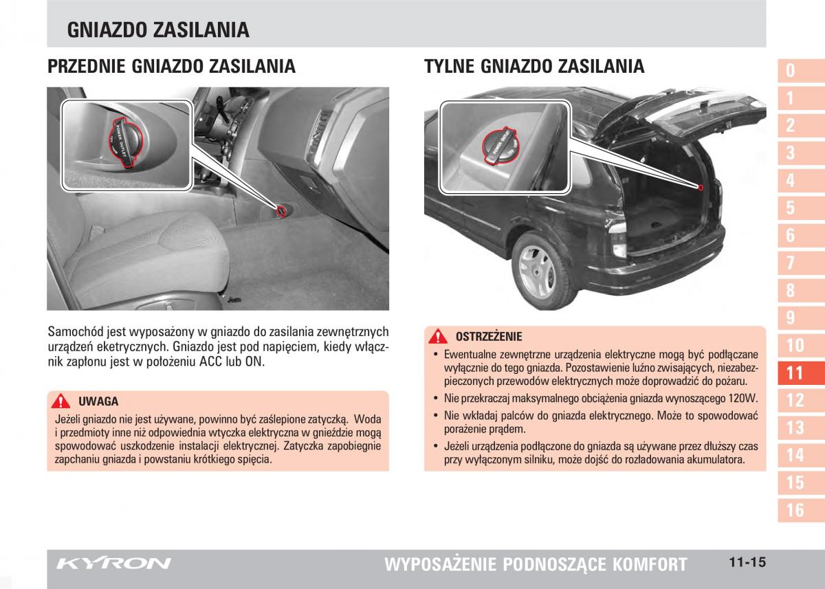 SsangYong Kyron instrukcja obslugi / page 186