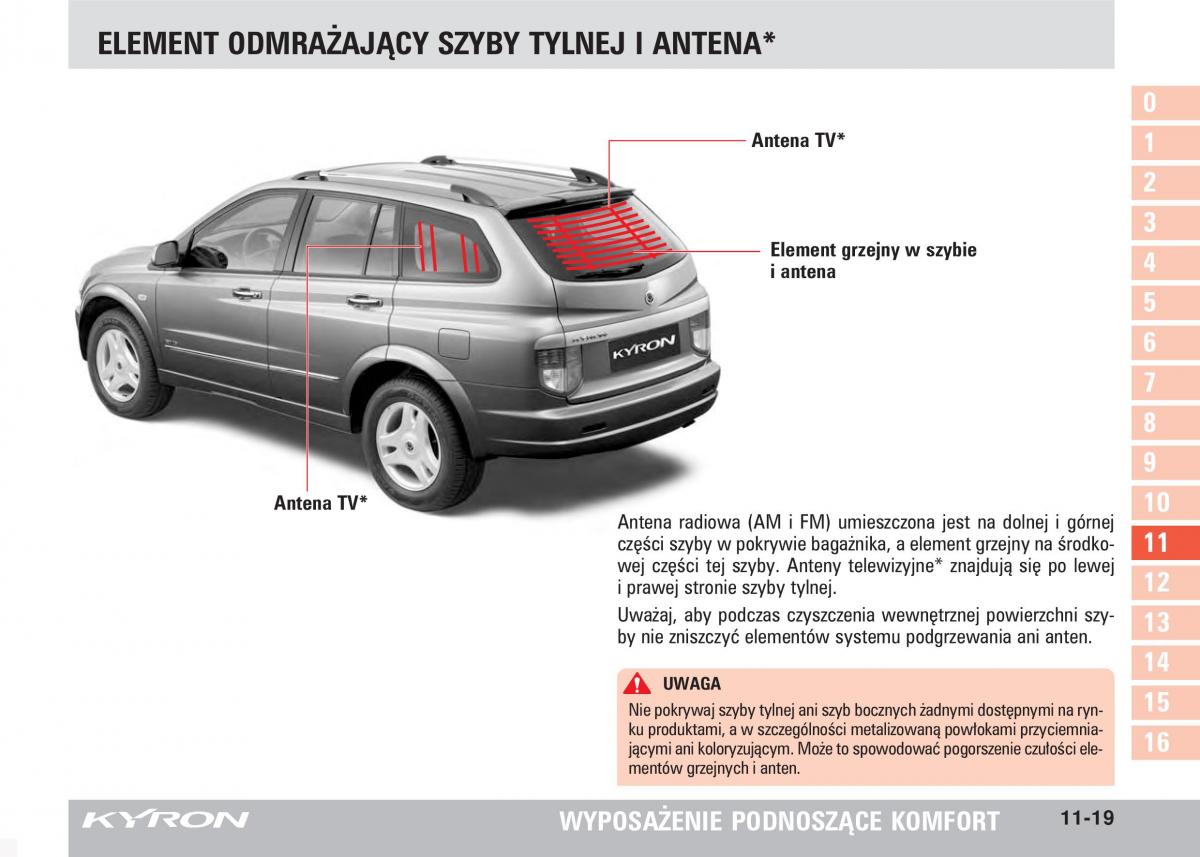 SsangYong Kyron instrukcja obslugi / page 190