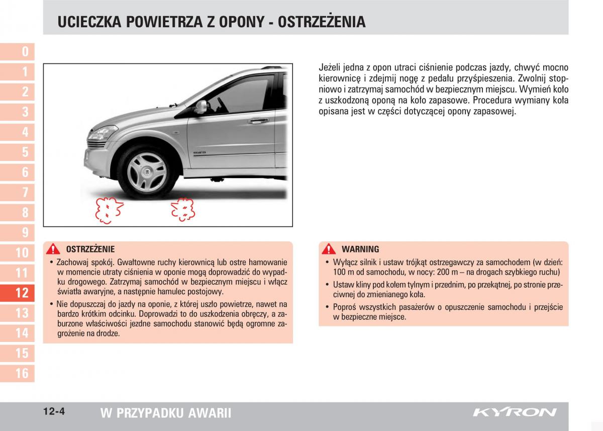 SsangYong Kyron instrukcja obslugi / page 197