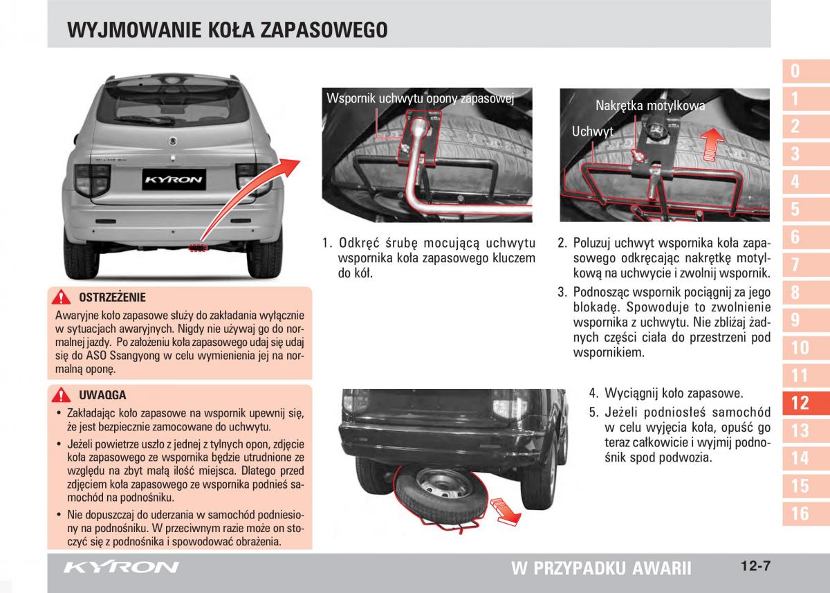 SsangYong Kyron instrukcja obslugi / page 200