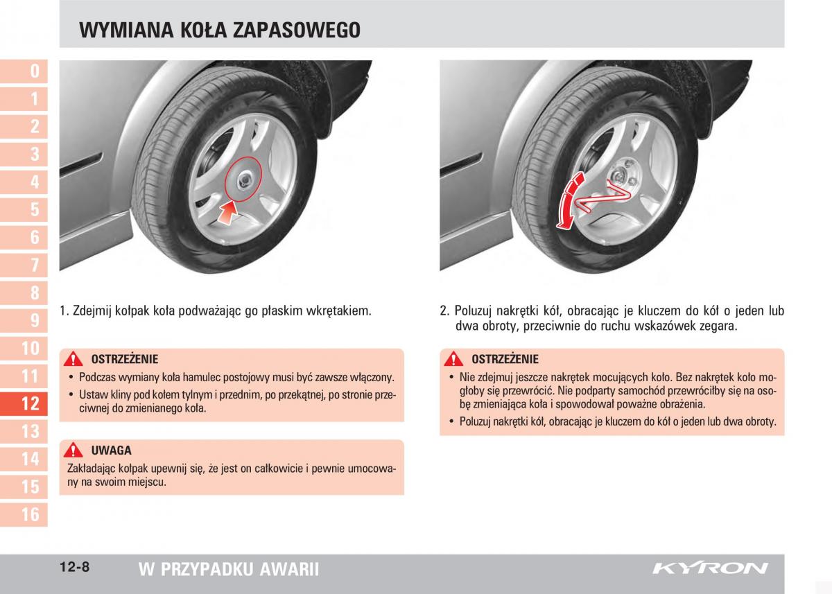 SsangYong Kyron instrukcja obslugi / page 201