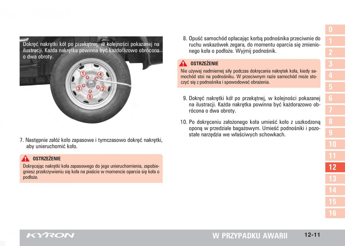 SsangYong Kyron instrukcja obslugi / page 204