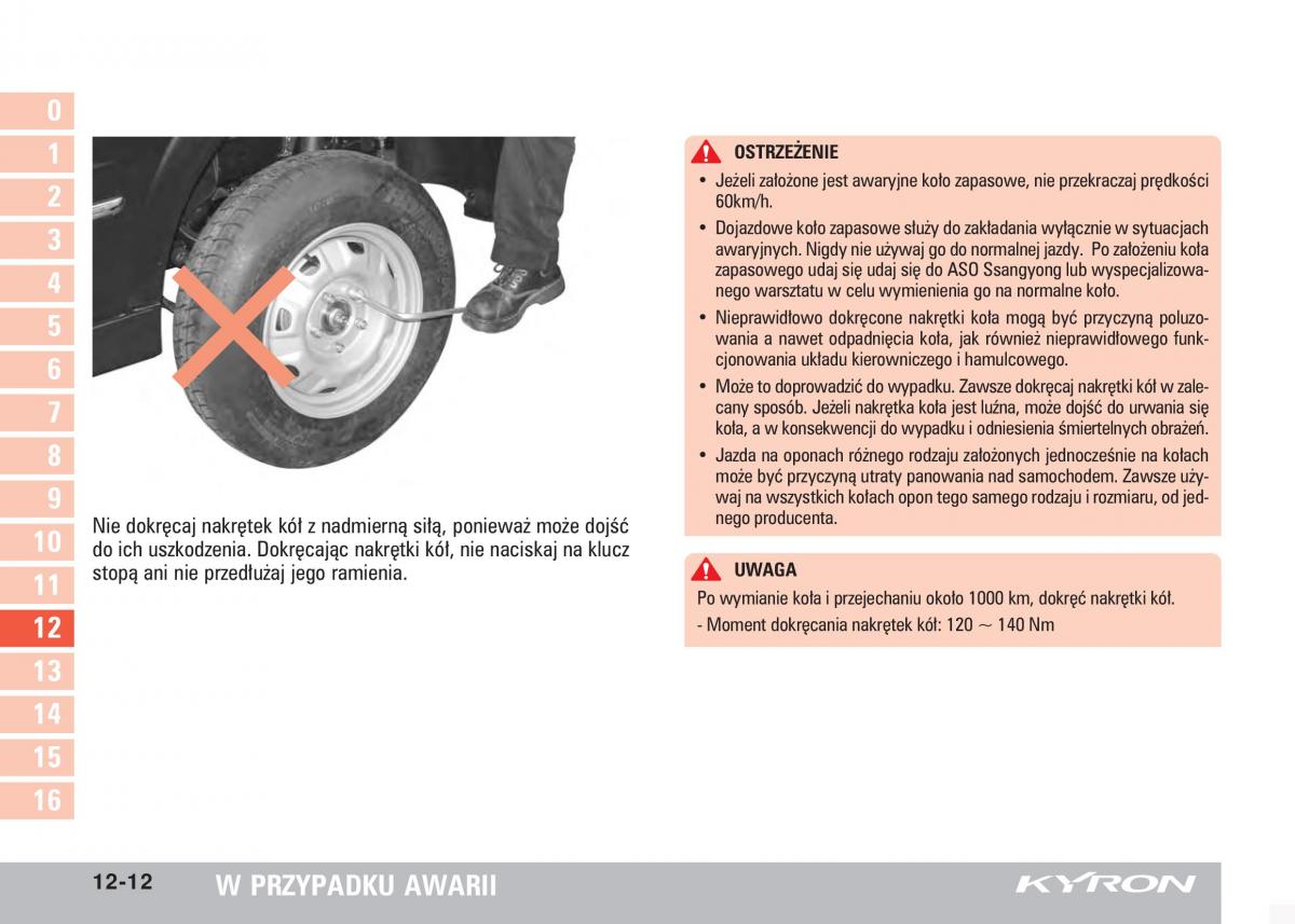 SsangYong Kyron instrukcja obslugi / page 205