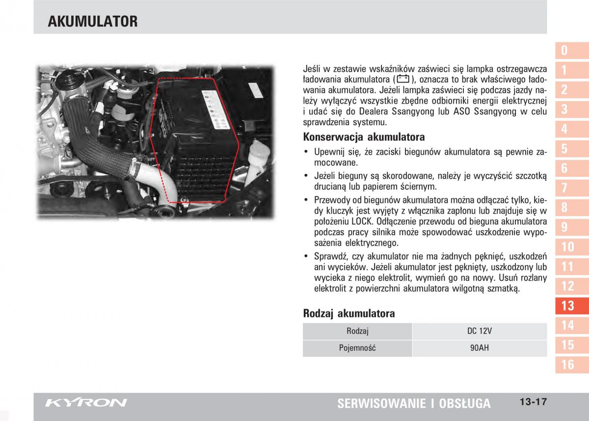 SsangYong Kyron instrukcja obslugi / page 230