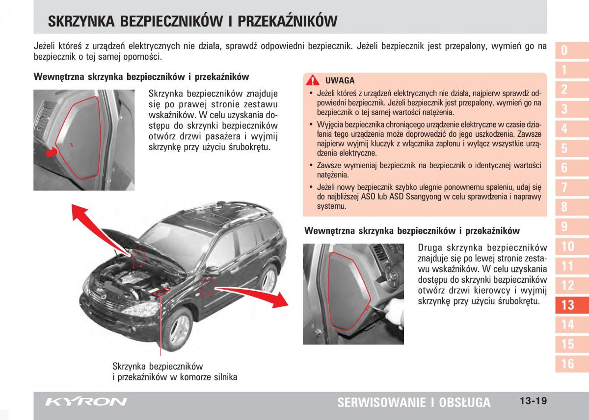 SsangYong Kyron instrukcja obslugi / page 232