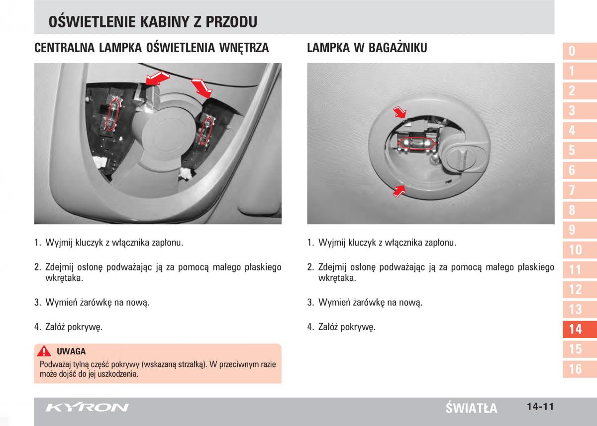 SsangYong Kyron instrukcja obslugi / page 256