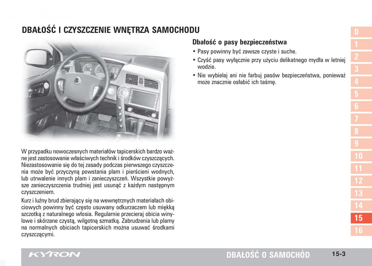 SsangYong Kyron instrukcja obslugi / page 260