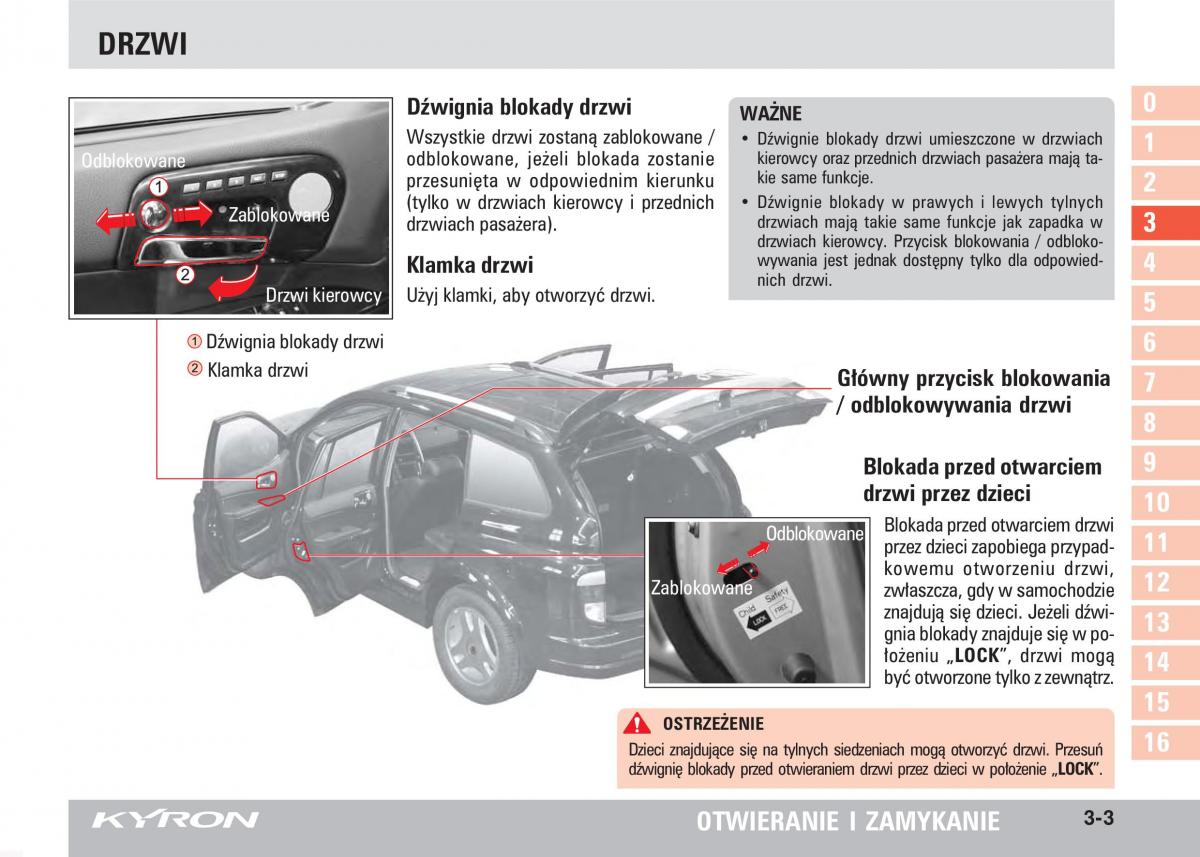 SsangYong Kyron instrukcja obslugi / page 40