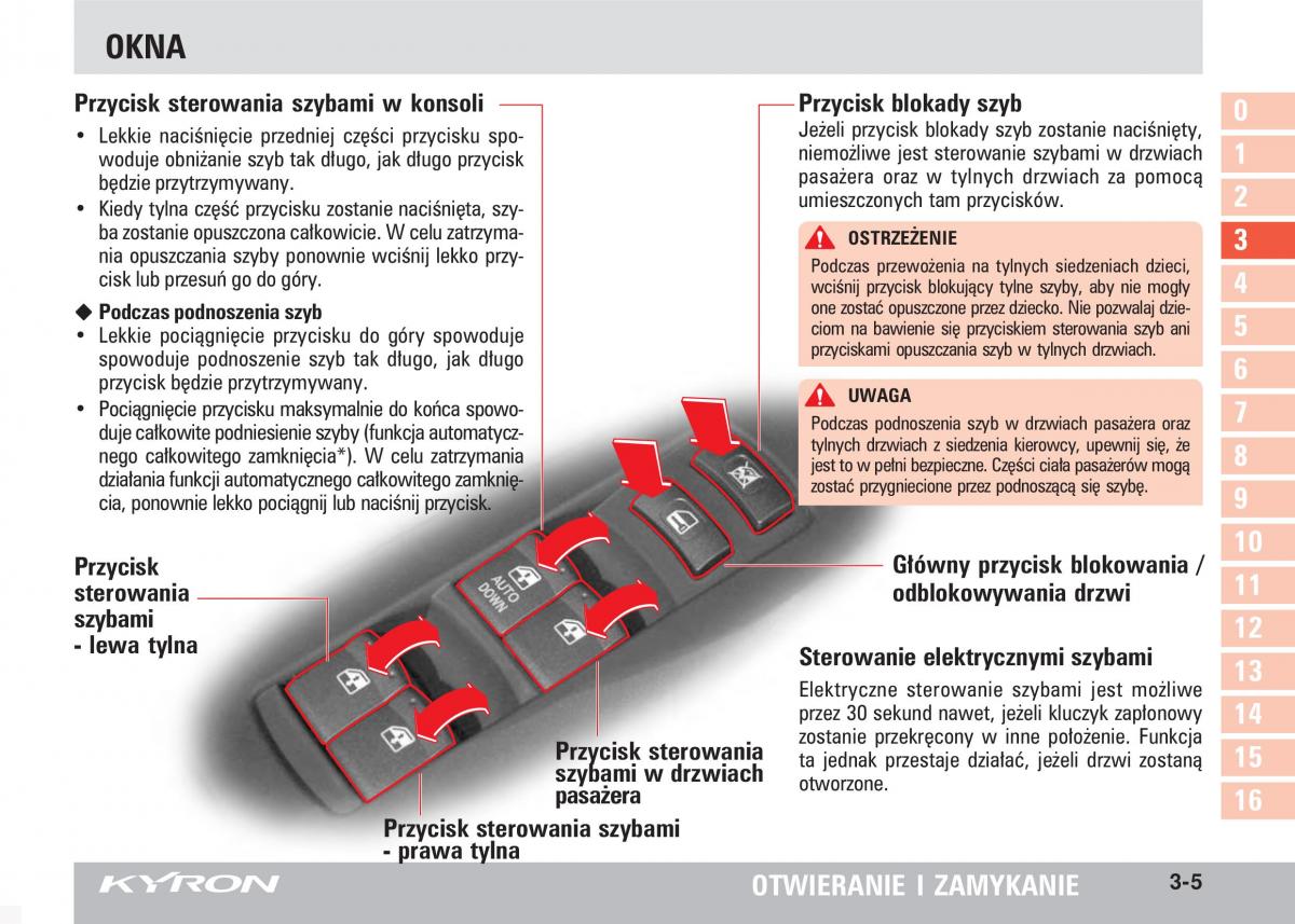 SsangYong Kyron instrukcja obslugi / page 42