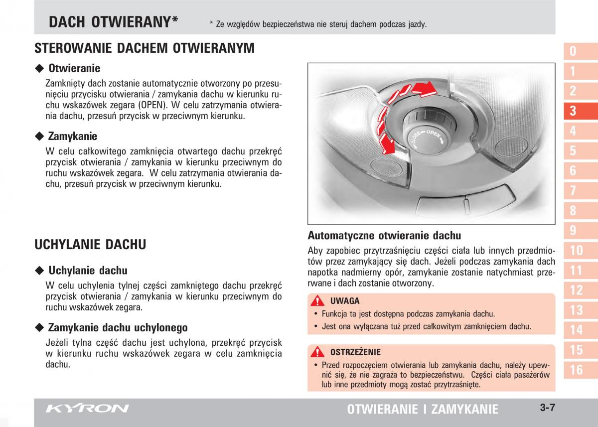 SsangYong Kyron instrukcja obslugi / page 44