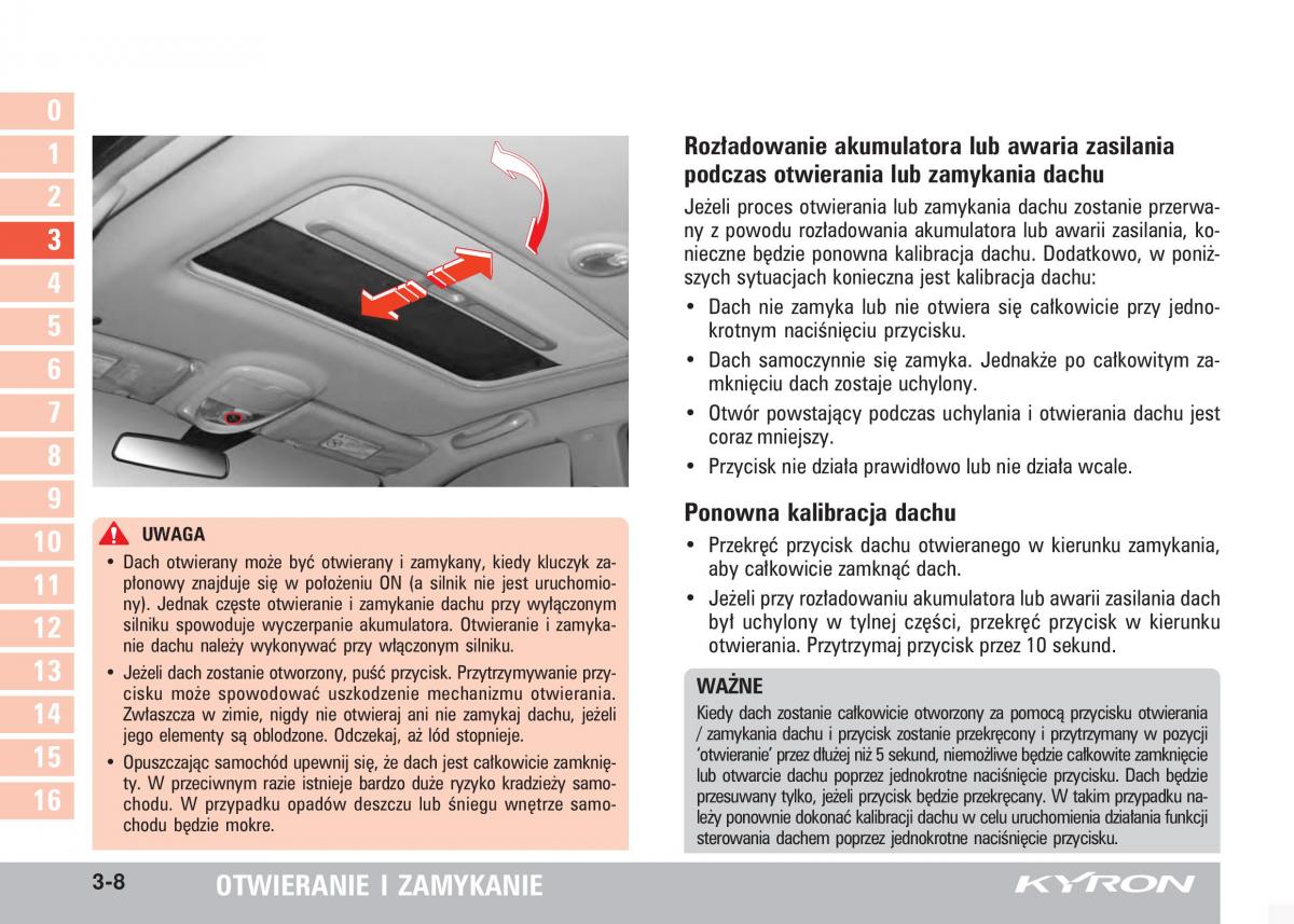 SsangYong Kyron instrukcja obslugi / page 45