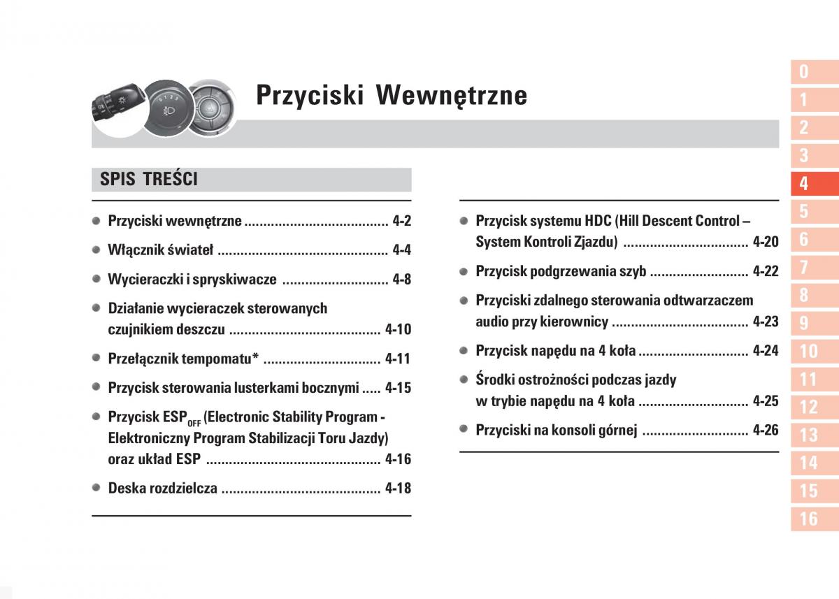 SsangYong Kyron instrukcja obslugi / page 50