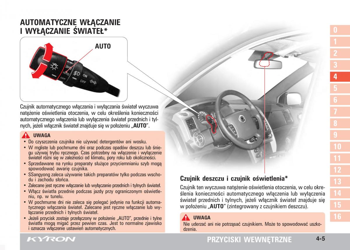 SsangYong Kyron instrukcja obslugi / page 54