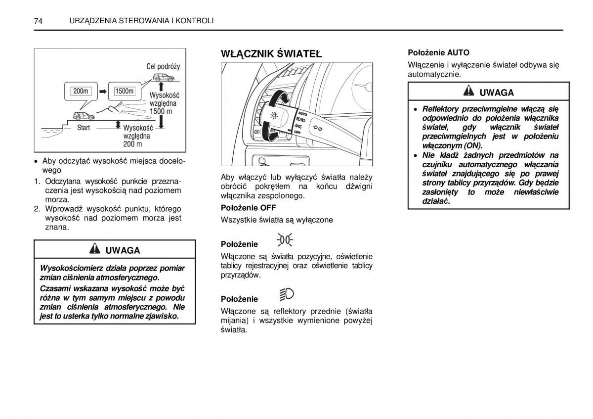 manual  SsangYong Rexton I 1 instrukcja / page 74