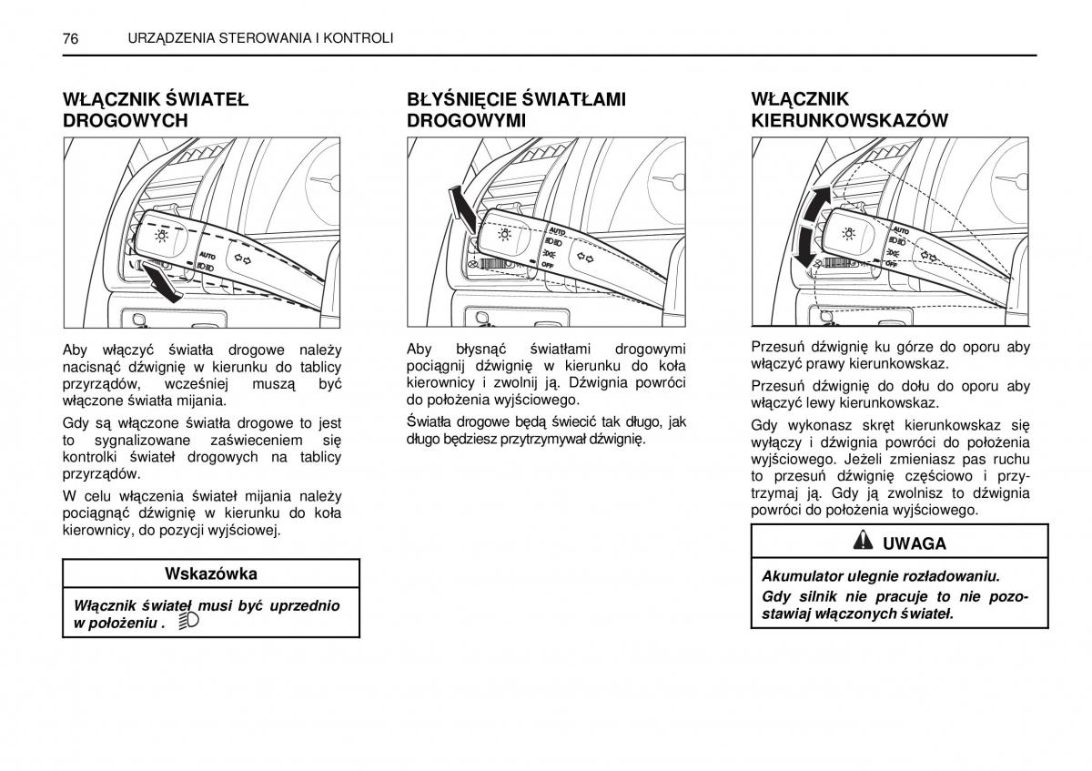 manual  SsangYong Rexton I 1 instrukcja / page 76