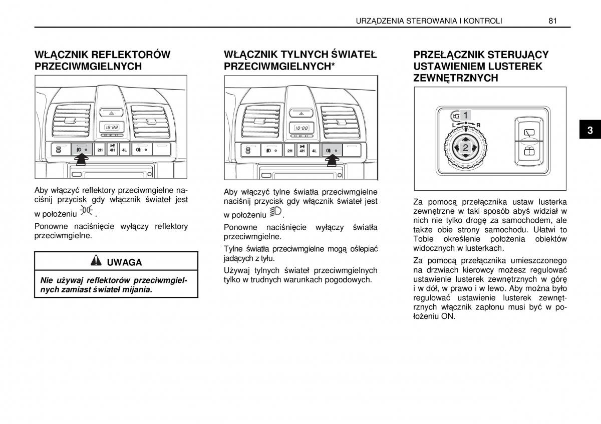 manual  SsangYong Rexton I 1 instrukcja / page 81