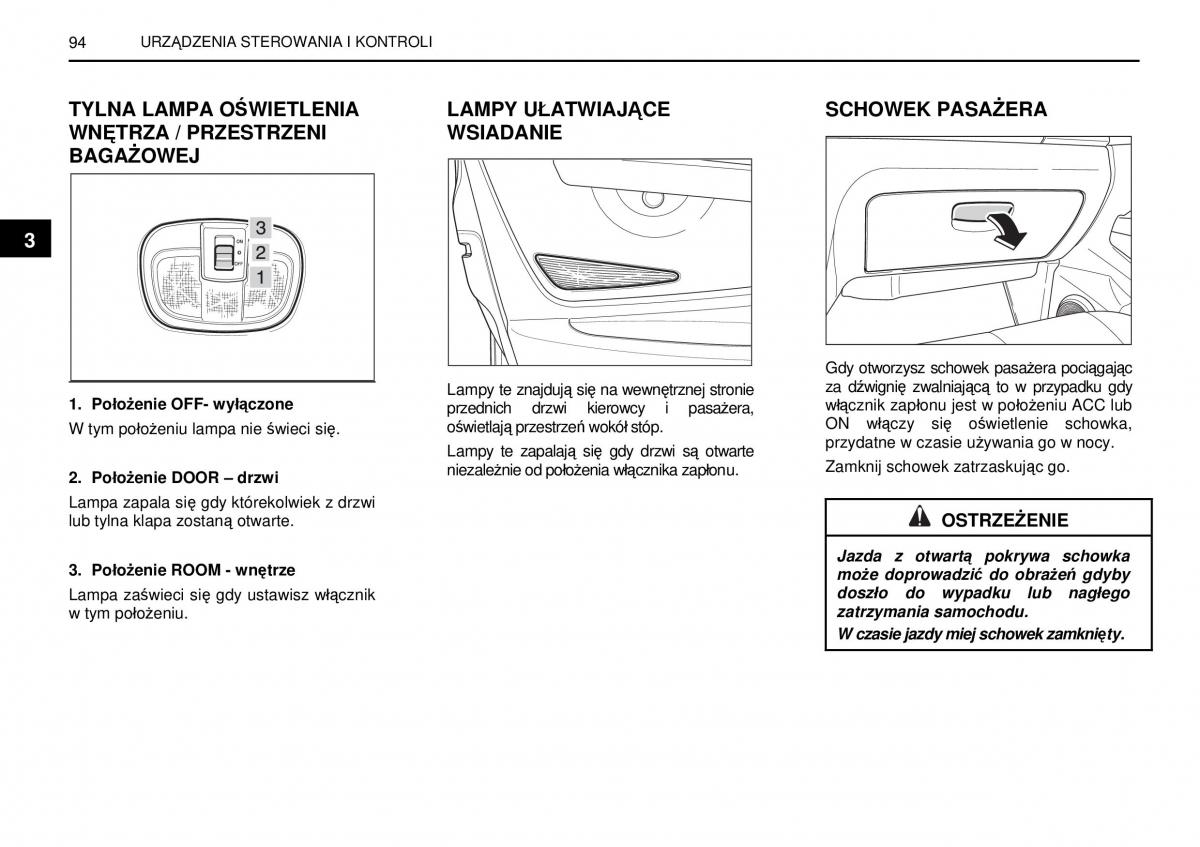 manual  SsangYong Rexton I 1 instrukcja / page 94