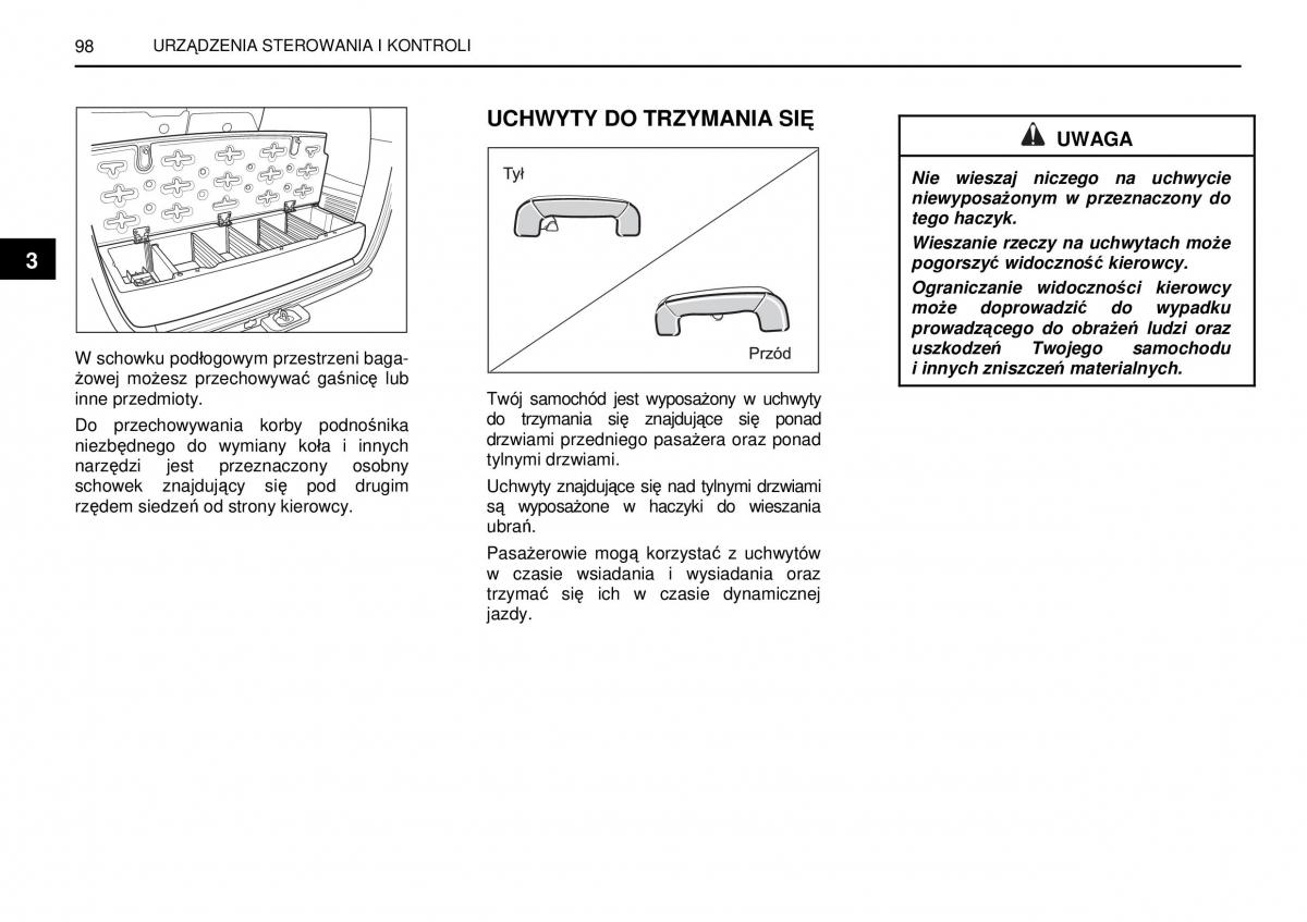 SsangYong Rexton I 1 instrukcja obslugi / page 98